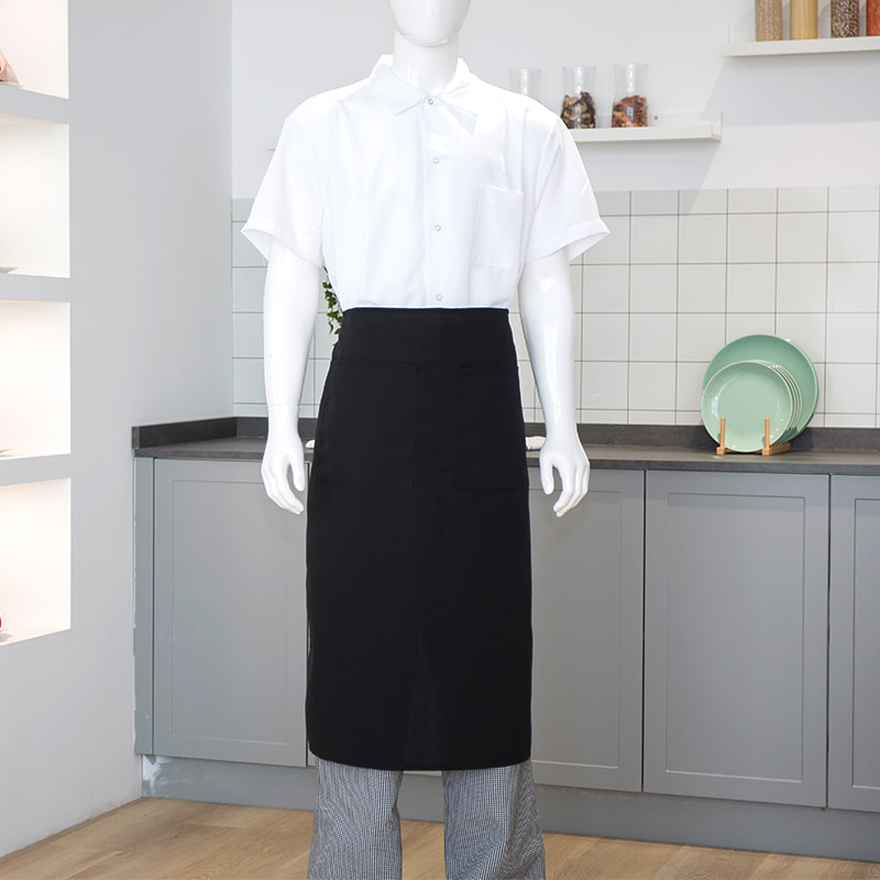 29*34' 无口袋长款半腰围裙