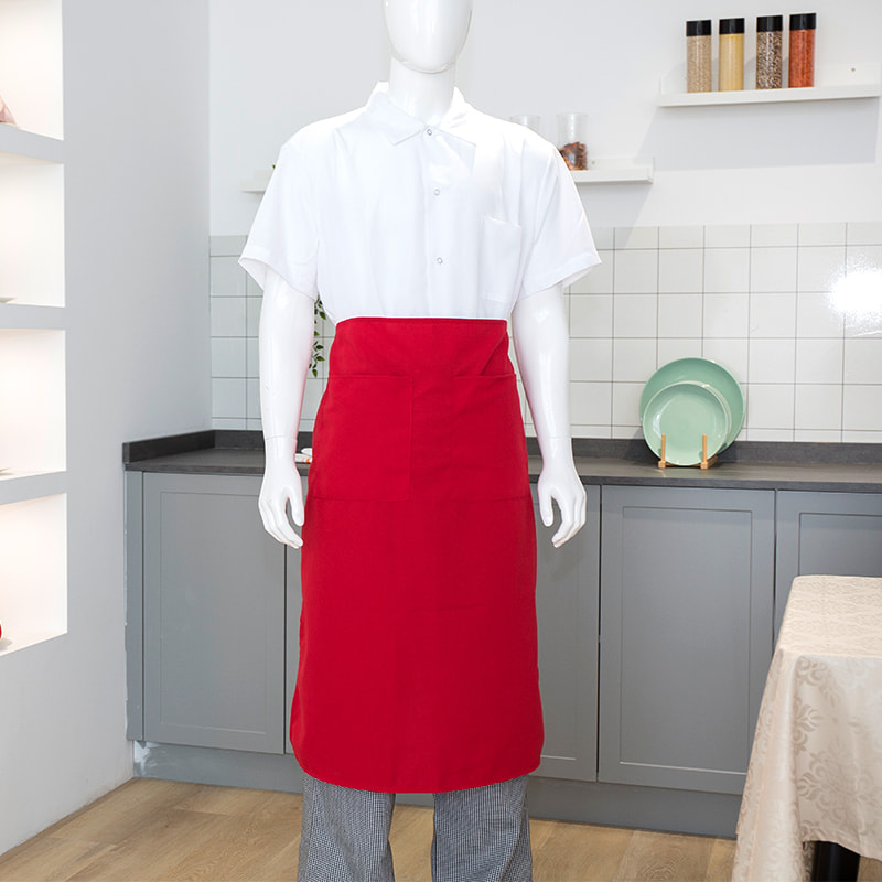 29*34' 无口袋长款半腰围裙