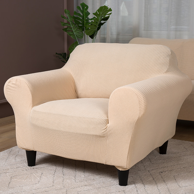 玉米粒弹力提花沙发套