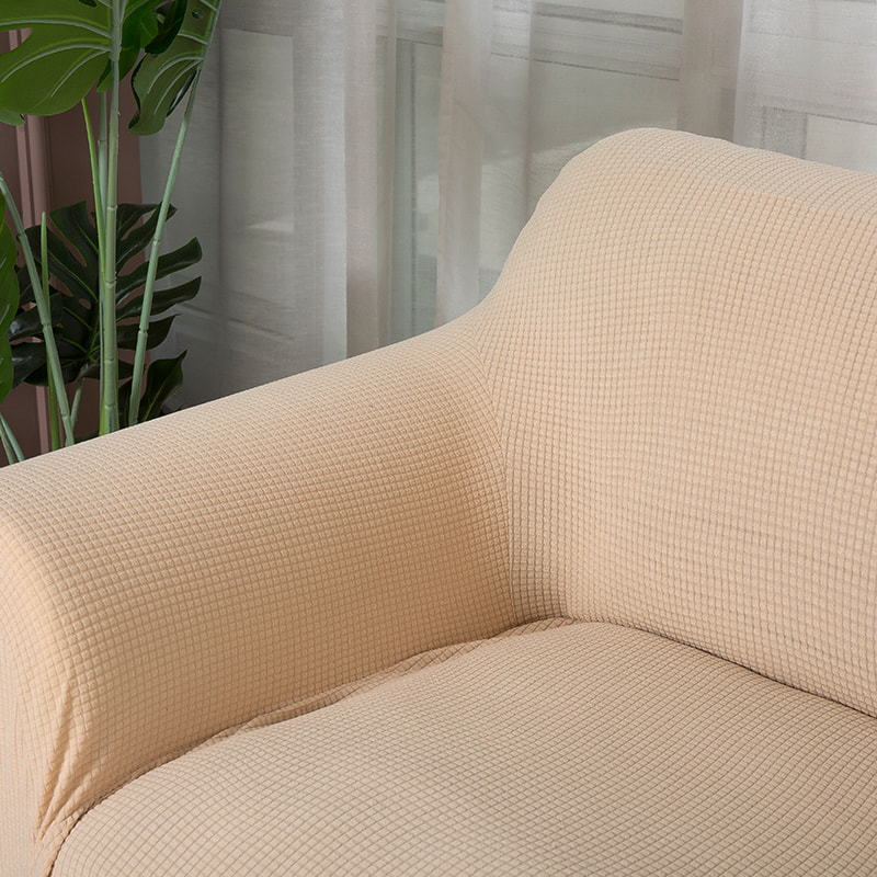 玉米粒弹力提花沙发套