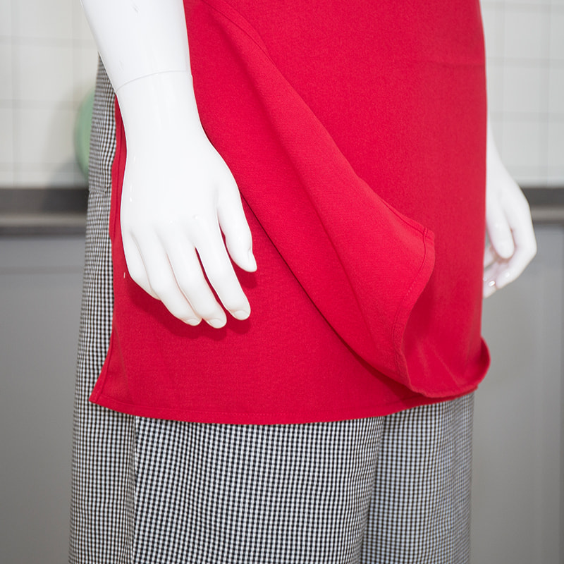 厨师工作服全涤四方围裙