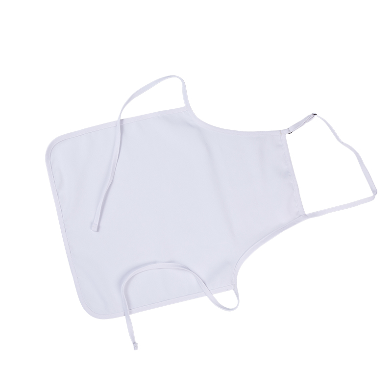 带调节扣素色孩童围裙