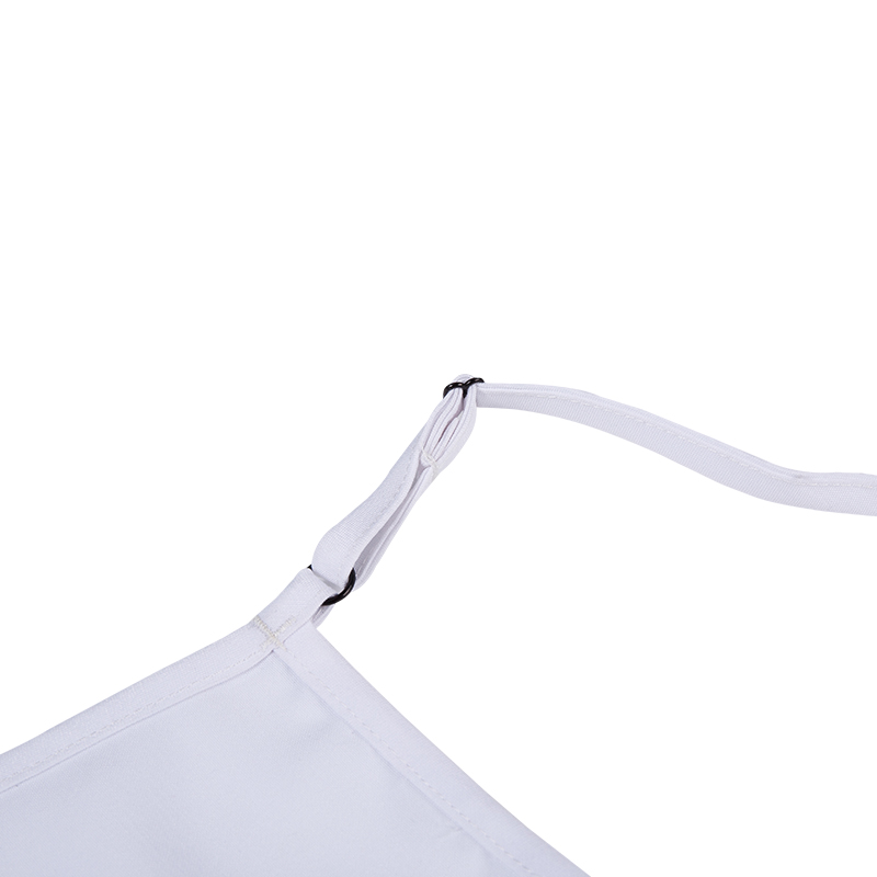 带调节扣素色孩童围裙