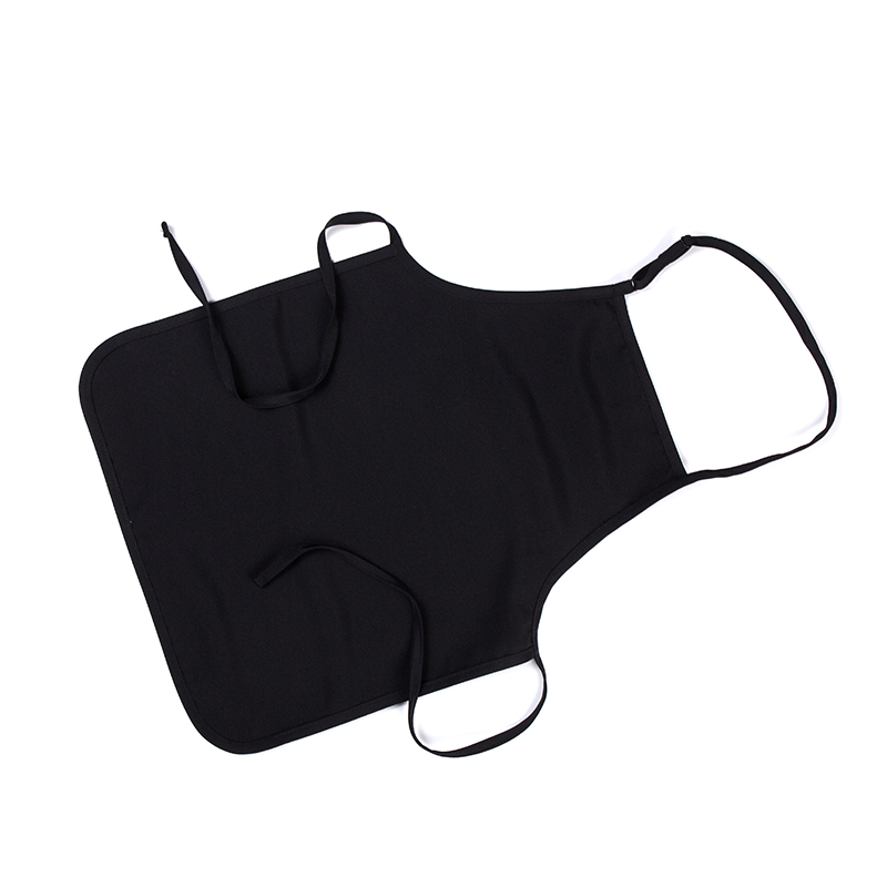 带调节扣素色孩童围裙