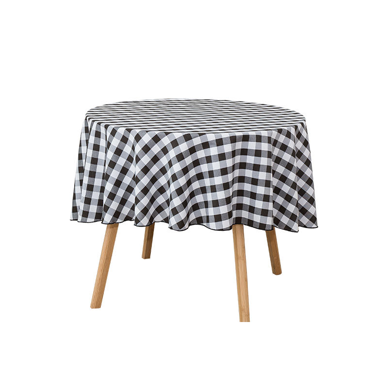 R70'' 野餐聚会矩形格子色织桌布