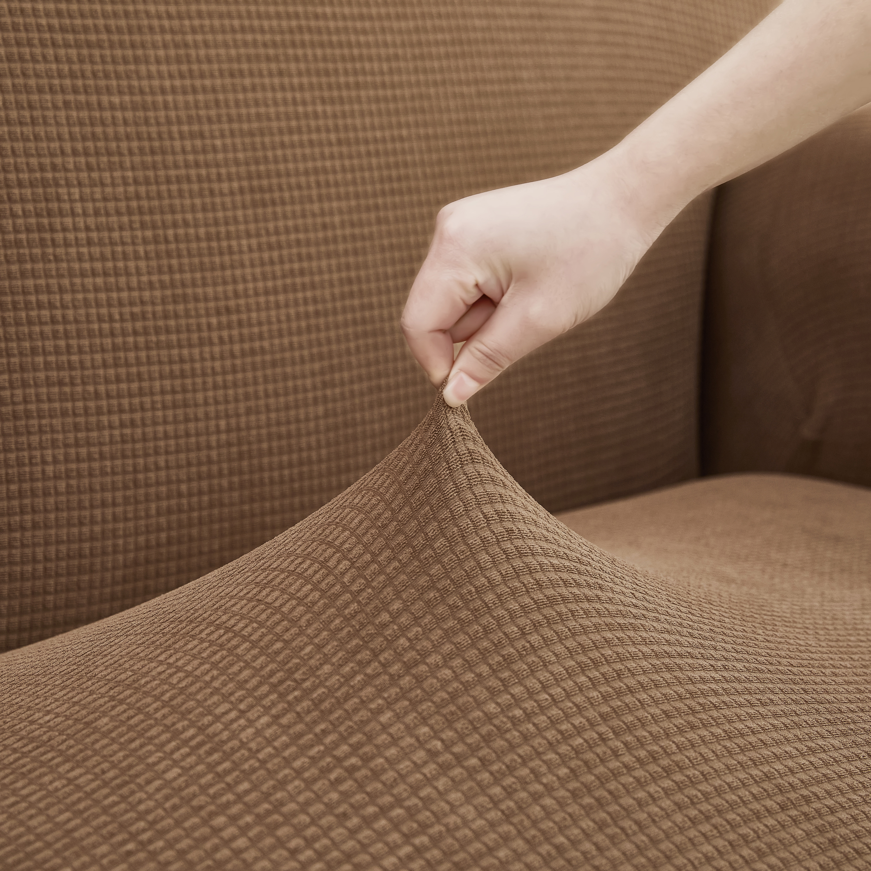 弹力提花双人沙发套